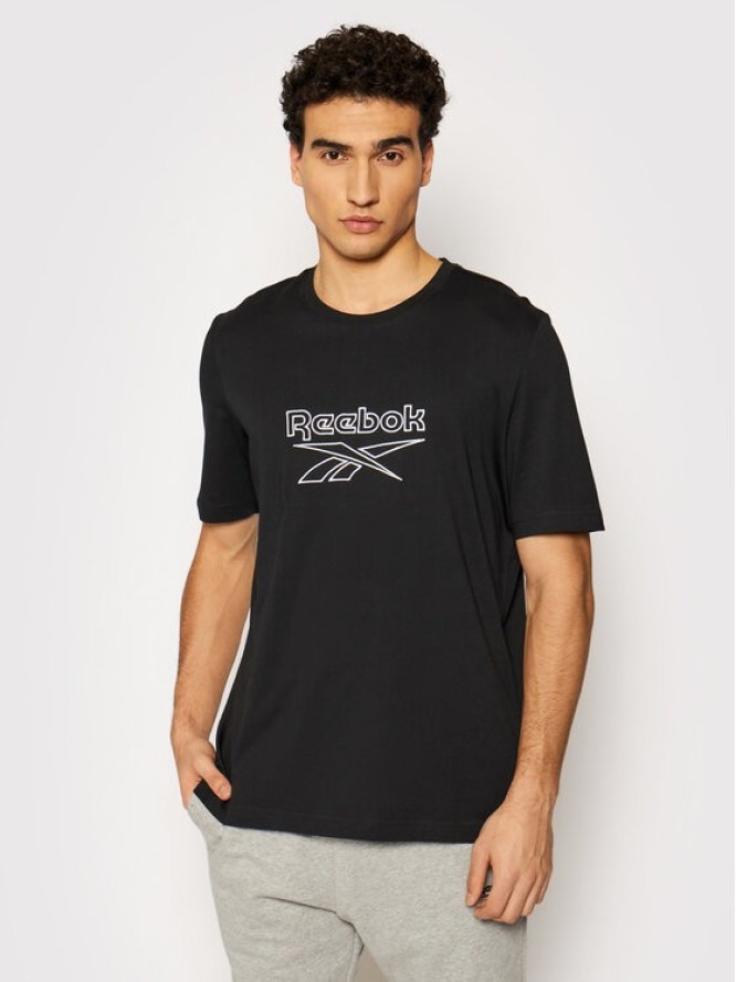 Reebok T-Shirt Classics Vector GU3886 Czarny Oversize