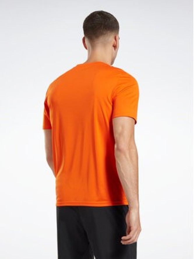 Reebok T-Shirt Training Graphic IC7665 Pomarańczowy Active Fit