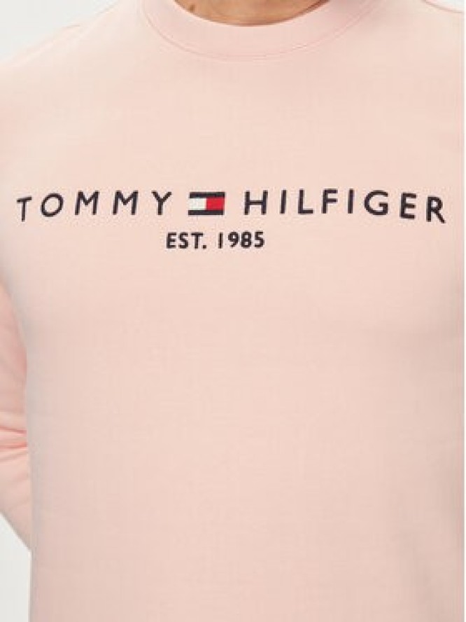 Tommy Hilfiger Bluza Logo MW0MW11596 Różowy Regular Fit
