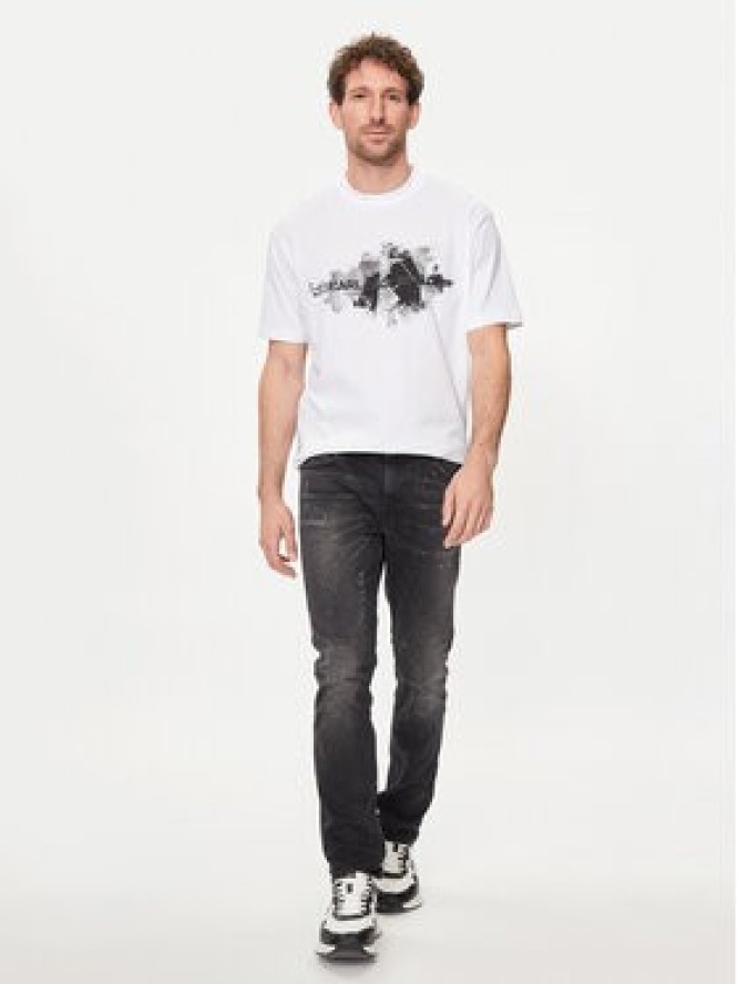 KARL LAGERFELD T-Shirt 755148 542224 Biały Regular Fit