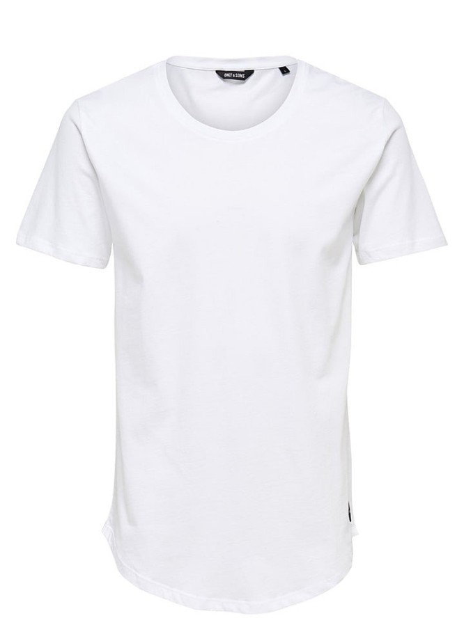ONLY & SONS Koszulka "Matt" w kolorze białym rozmiar: S