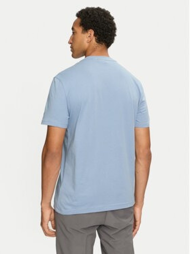 Calvin Klein T-Shirt Striped Logo K10K113590 Błękitny Regular Fit