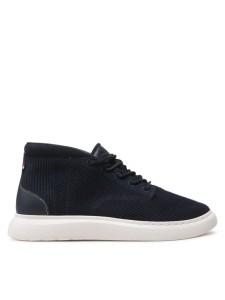 Tommy Hilfiger Sneakersy Knit Hybrid Boot FM0FM04455 Granatowy