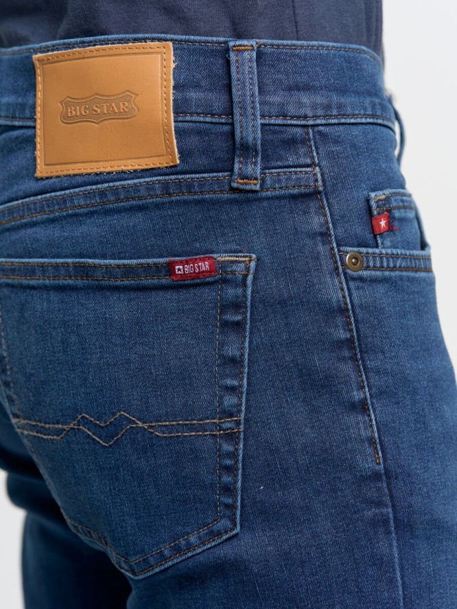 Spodnie jeans męskie dopasowane Terry 490