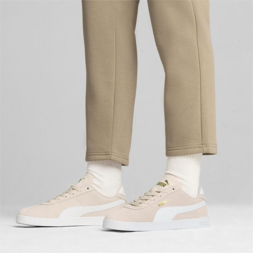 Sneakersy zamszowe unisex PUMA Club II PUMA Island Pink White Gold