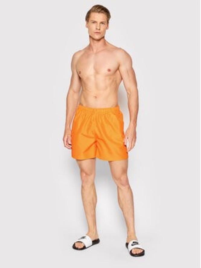 adidas Szorty kąpielowe Solid Swim HA0375 Pomarańczowy Regular Fit