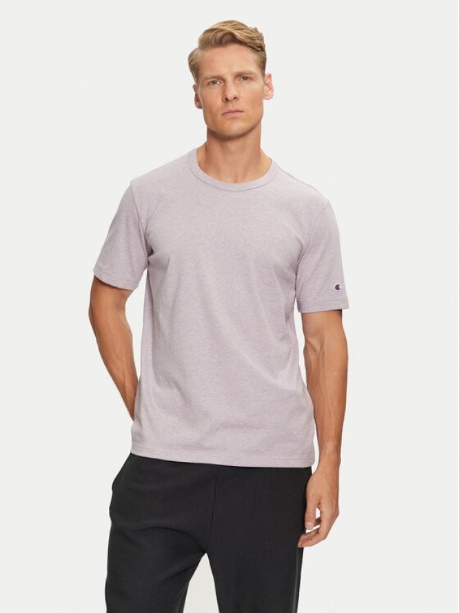 Champion T-Shirt 218802 Fioletowy Regular Fit