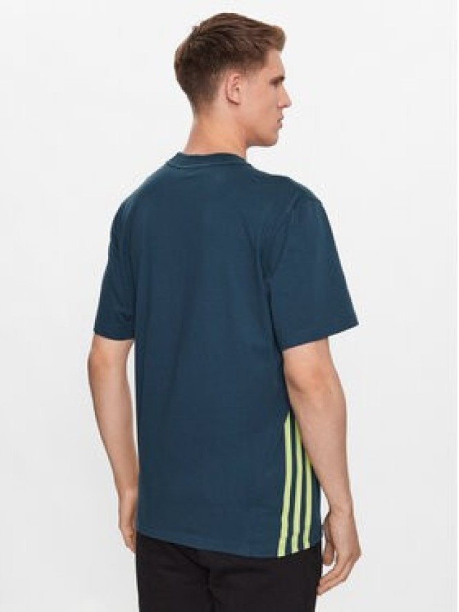 adidas T-Shirt IN1614 Turkusowy Loose Fit