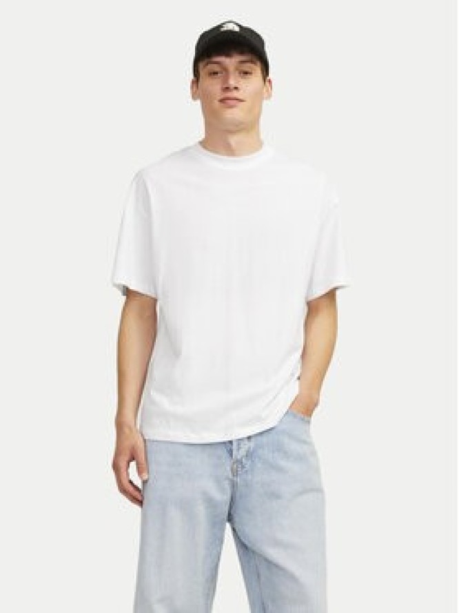 Jack&Jones Komplet 2 t-shirtów Bradley 12264845 Biały Wide Fit