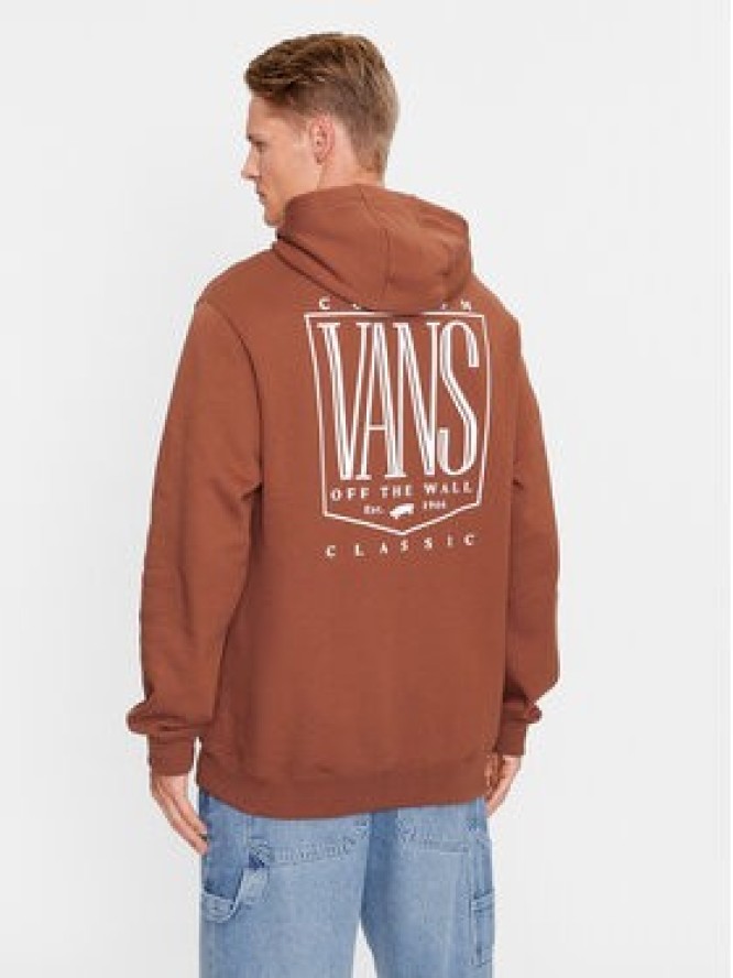 Vans Bluza Custom Tall Po VN0008HY Brązowy Regular Fit