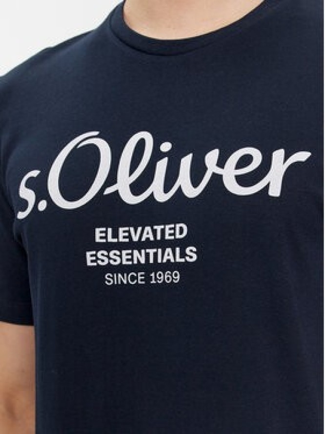 s.Oliver T-Shirt 2139909 Niebieski Regular Fit