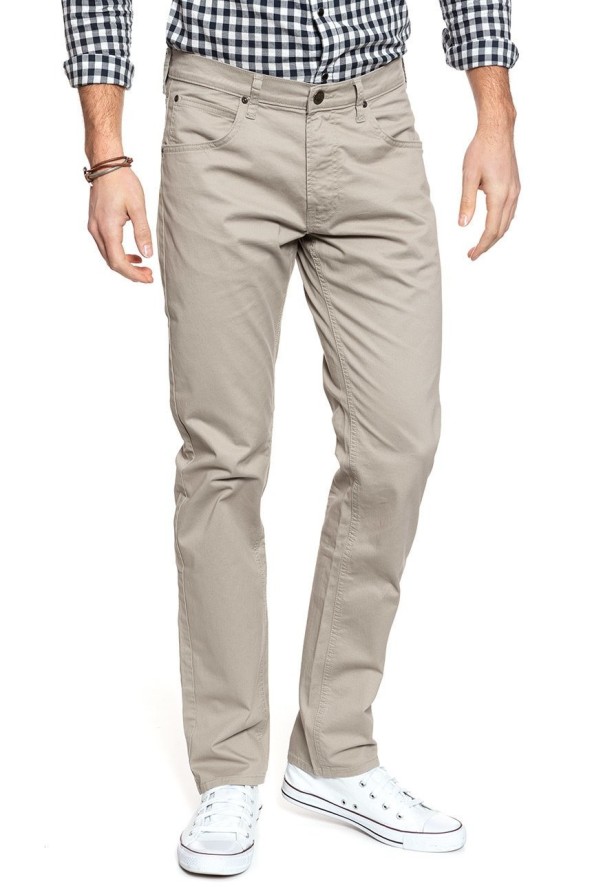 LEE DAREN ZIP FLY MĘSKIE SPODNIE MATERIAŁOWE ANITA BEIGE L707LA83 112118254