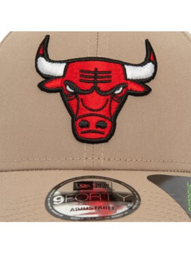 New Era Czapka z daszkiem Repreve 940 Bulls 60435239 Beżowy