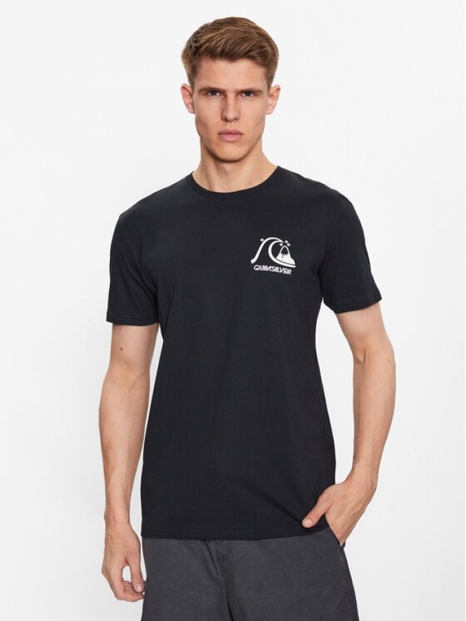 Quiksilver T-Shirt The Original EQYZT07239 Czarny Regular Fit