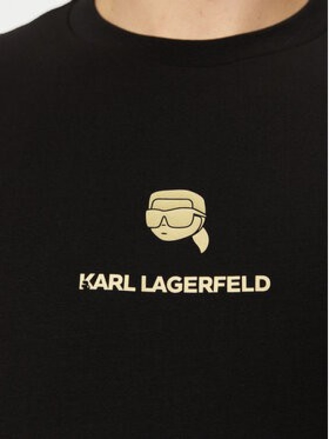 KARL LAGERFELD T-Shirt 755461 551235 Czarny Regular Fit