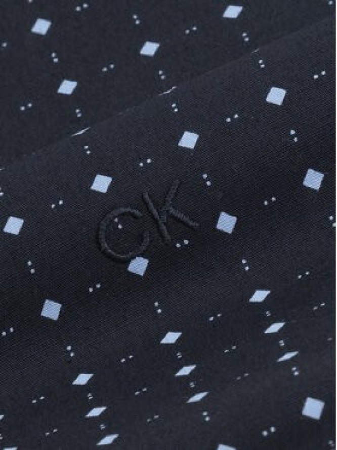 Calvin Klein Koszula K10K112091 Granatowy Slim Fit