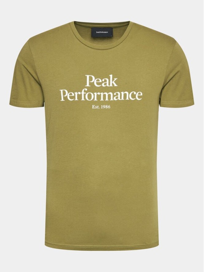 Peak Performance T-Shirt Original G77692390 Zielony Slim Fit