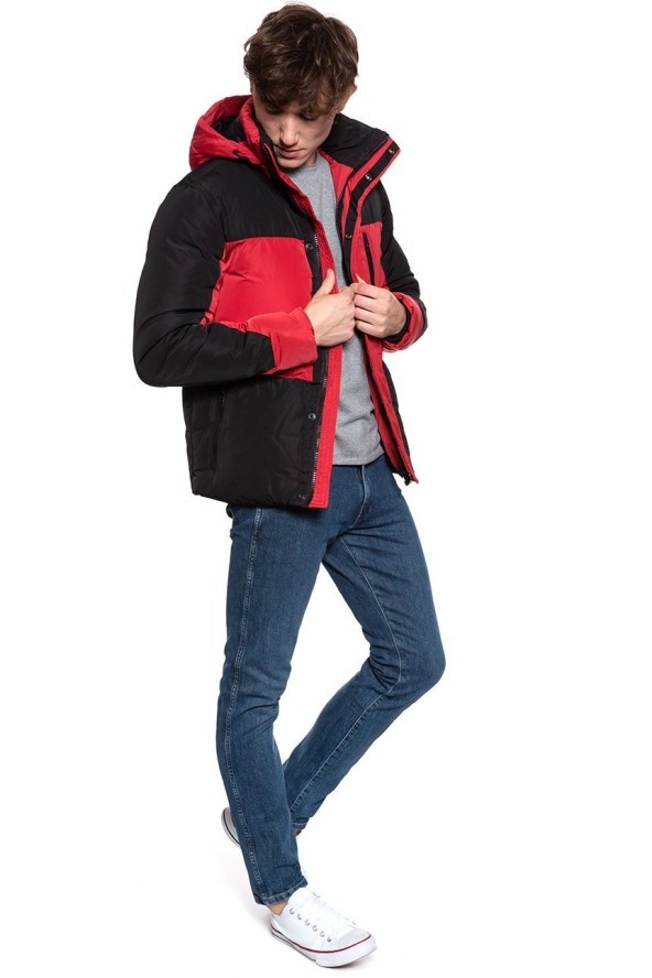 WRANGLER PROTECTOR JACKET MĘSKA KURTKA ZIMOWA RED W4A2W3X47