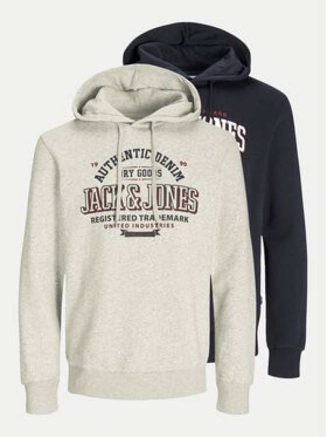 Jack&Jones Komplet 2 bluz Logo 12267834 Kolorowy Standard Fit