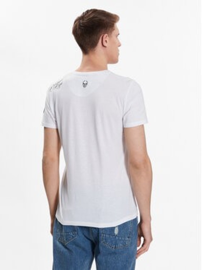 Brave Soul T-Shirt MTS-149CHAPLIN Biały Regular Fit