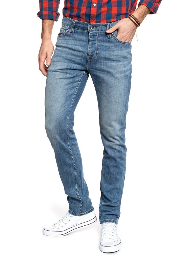 SPODNIE MĘSKIE MUSTANG Jeans Vegas Slim Fit Mid Blue 1007753 5000 313