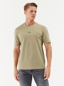 Boss T-Shirt 50473278 Zielony Relaxed Fit
