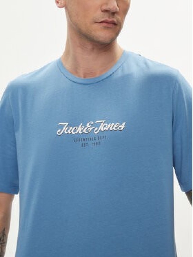 Jack&Jones T-Shirt Henry 12248600 Niebieski Standard Fit