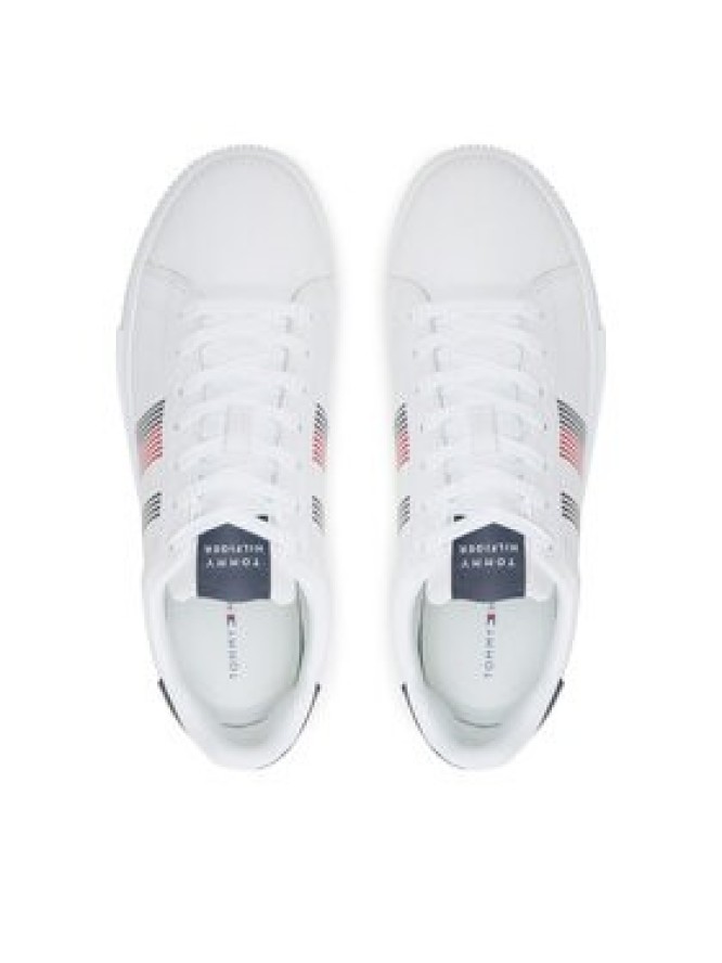 Tommy Hilfiger Sneakersy Supercup Lth Seasonal FM0FM05129 Biały