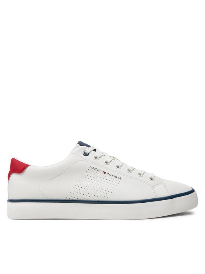 Tommy Hilfiger Sneakersy Th Hi Vulc Low Core Seasonal FM0FM05110 Écru