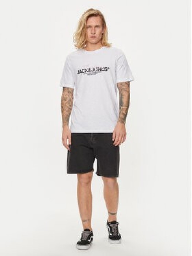 Jack&Jones T-Shirt Joraruba 12255452 Biały Standard Fit