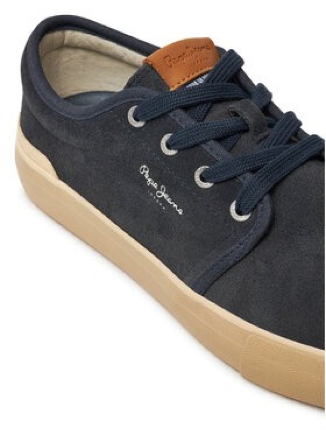 Pepe Jeans Sneakersy Ben Low PMS31071 Granatowy