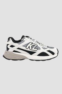 KARL LAGERFELD Białe sneakersy męskie ORION Sidetrim Mix Lo