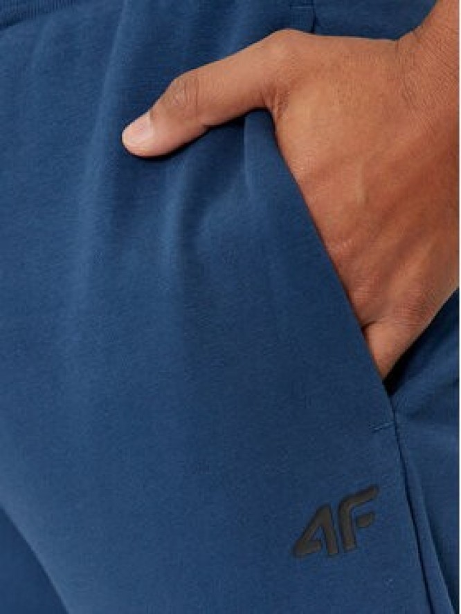 4F Spodnie dresowe 4FAW23TTROM452 Niebieski Regular Fit