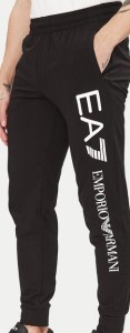 EA7 Emporio Armani Spodnie dresowe 7M000571 AF13512 MC001 Czarny Regular Fit