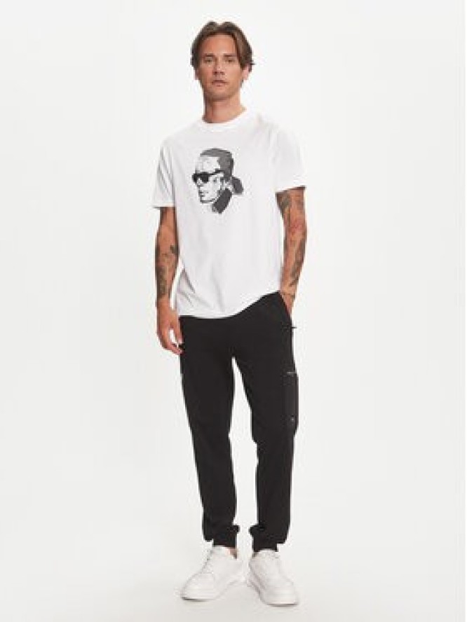 KARL LAGERFELD T-Shirt 755060 544242 Biały Regular Fit