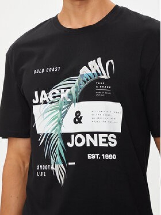 Jack&Jones T-Shirt Jjclarc 12247768 Czarny Relaxed Fit