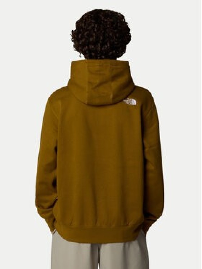 The North Face Bluza Essential NF0A89ES Zielony Relaxed Fit