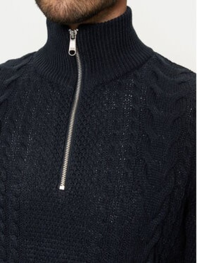 Jack&Jones Sweter Craig 12260826 Granatowy Regular Fit