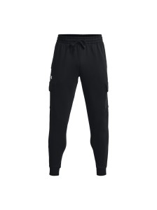 Spodnie dresowe męskie Under Armour UA Rival Fleece Cargo Jogger - czarne