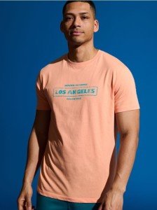 Koszulka z nadrukiem - pomarańczowy