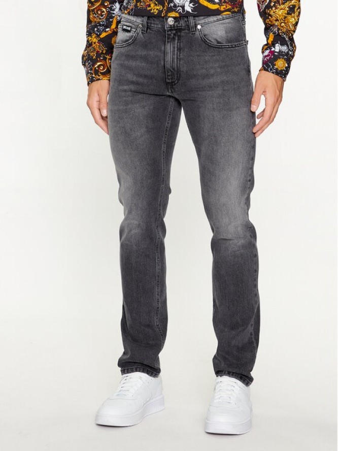 Just Cavalli Jeansy 75OAB5S0 Czarny Slim Fit