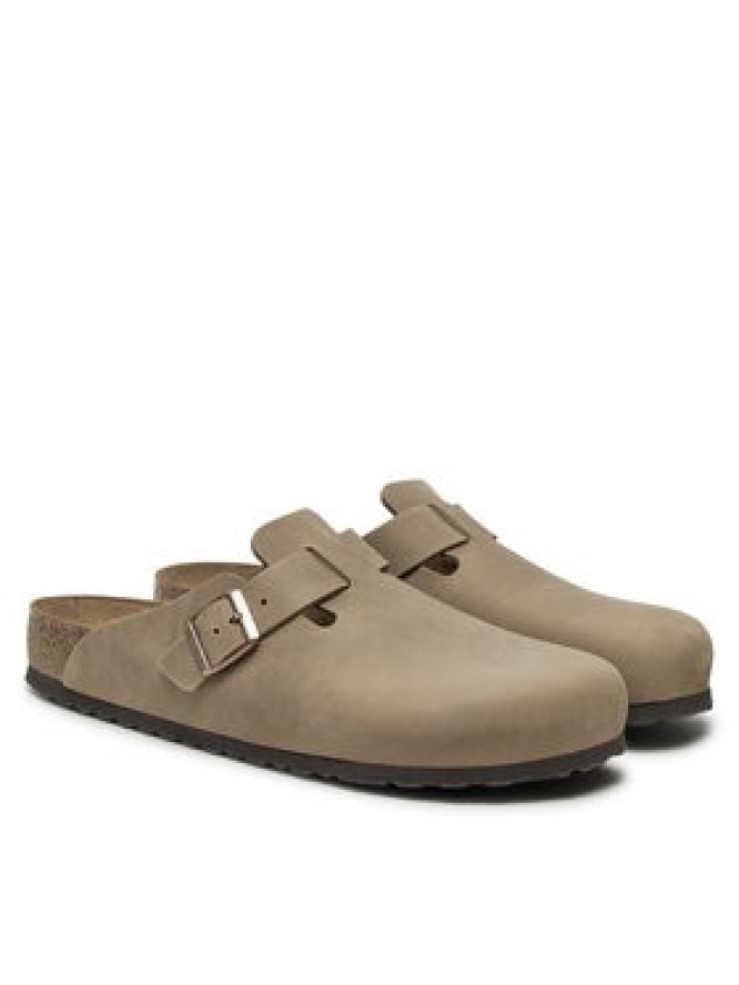 Birkenstock Klapki Boston SFB LEOI 1018147 Brązowy