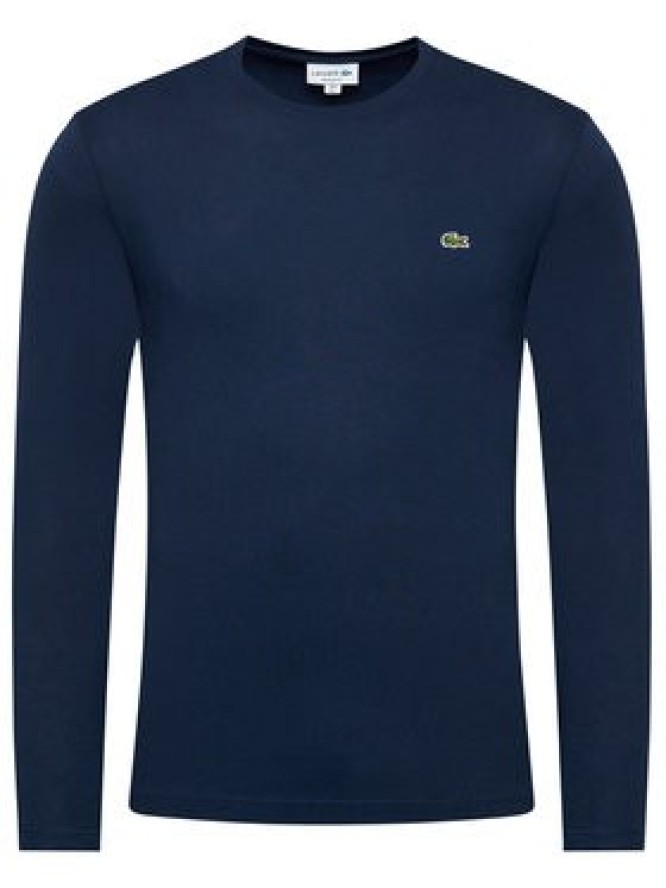 Lacoste Longsleeve TH2040 Granatowy Regular Fit