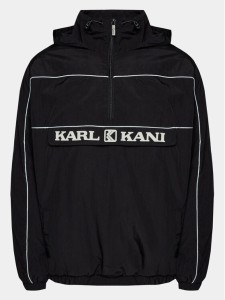 Karl Kani Kurtka anorak Retro Block 6084144 Czarny Regular Fit