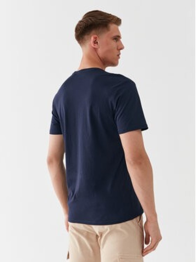 Guess T-Shirt M3YI90 K9RM1 Niebieski Slim Fit