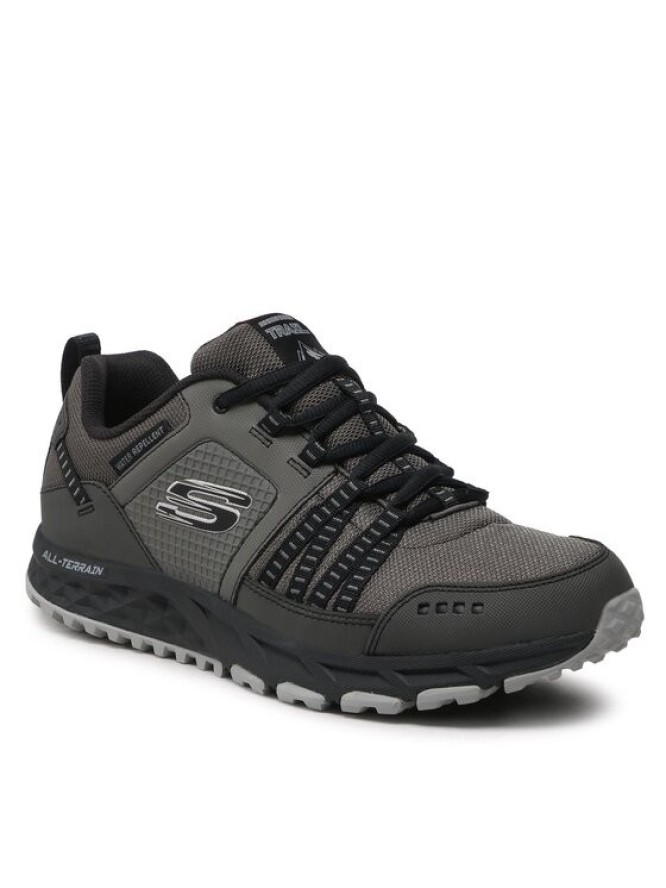 Skechers Półbuty Escape Plan 51591/CCBK Szary