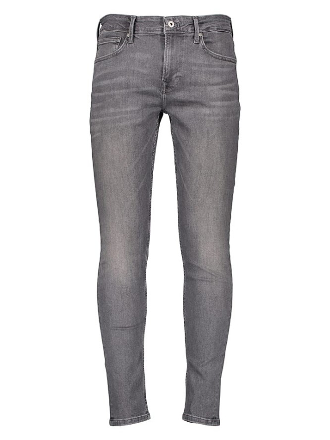 Pepe Jeans Dżinsy - Skinny fit - w kolorze szarym rozmiar: W38/L32