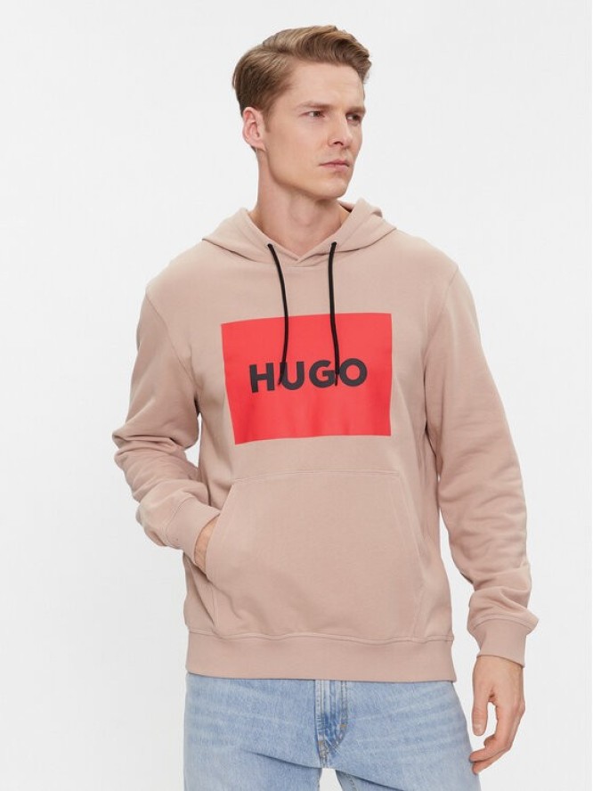 Hugo Bluza Duratschi223 50473168 Beżowy Regular Fit