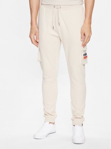 Ellesse Spodnie dresowe Labico SHR17718 Beżowy Regular Fit