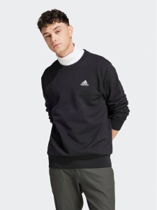 adidas Bluza Essentials French Terry Embroidered Small Logo Sweatshirt IC9329 Czarny Regular Fit